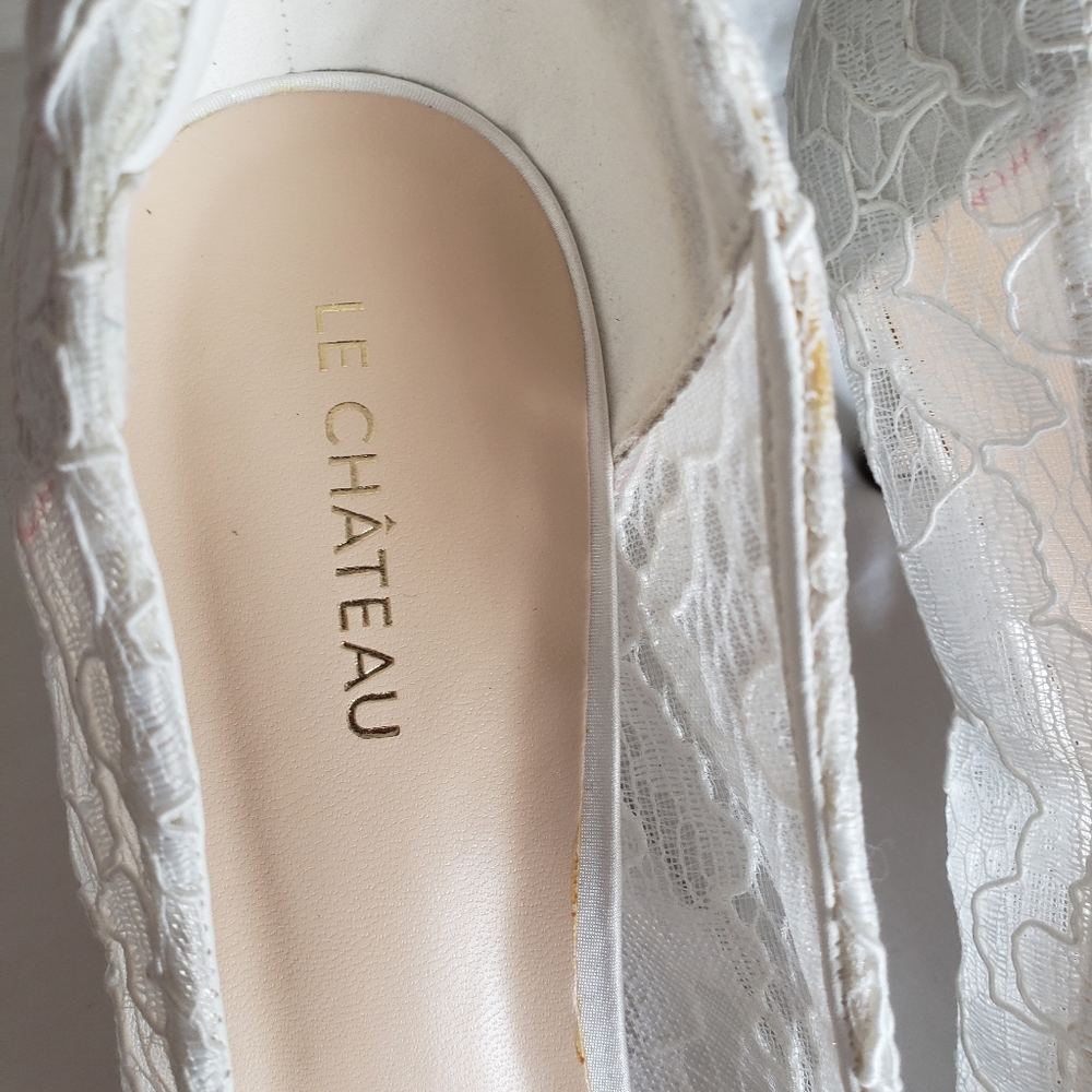 Never worn-💕Bridal le Chateau heels size 40 - Picture 3 of 5